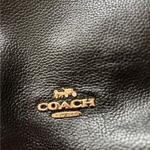 Coach Black Pebbled Leather Handbag